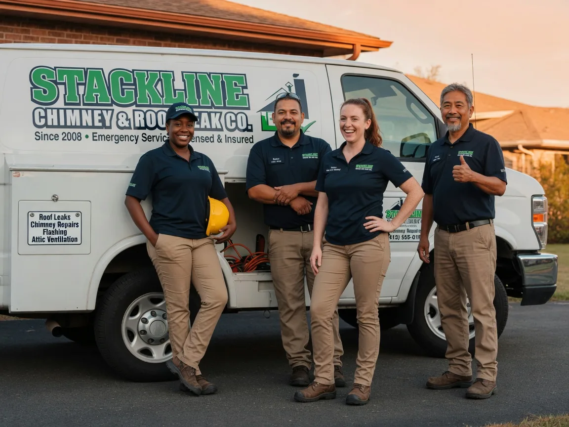 Chimney flashing repair company in Mason City, IL